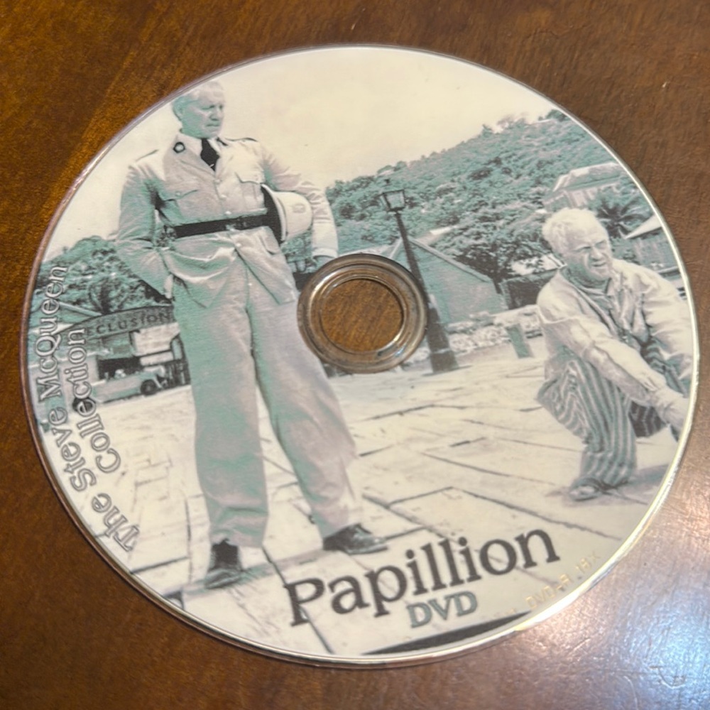 DVD: Papillion.
The Steve McQueen Collection